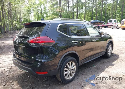 2020 Nissan Rogue Sv Fwd из США, поврежденный, VIN JN8AT2MT9LW041728